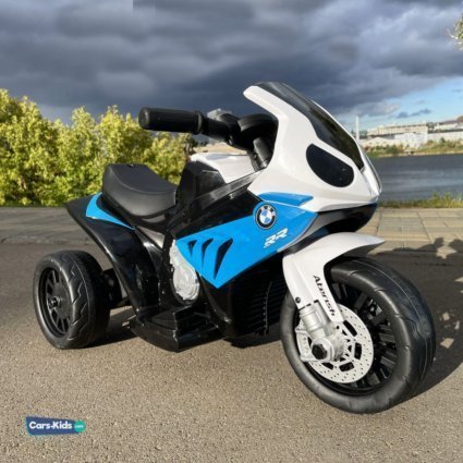 Электромотоцикл BMW S1000RR Blue (трицикл, 6V) – JT5188