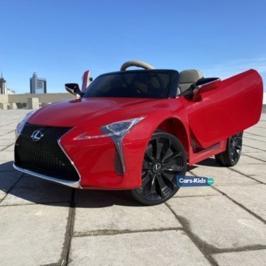 Электромобиль LEXUS LC500 LICENSE красный