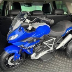 Электромотоцикл трицикл Z333ZZ синий