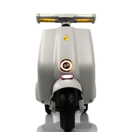 Электроскутер в стиле Vespa K444PX серый