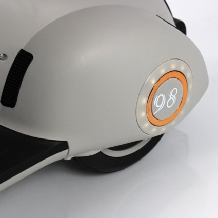 Электроскутер в стиле Vespa K444PX серый