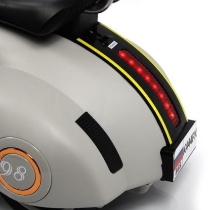 Электроскутер в стиле Vespa K444PX серый