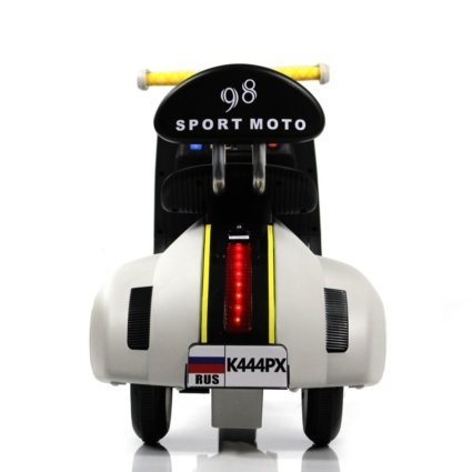 Электроскутер в стиле Vespa K444PX серый
