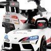 Электромобиль каталка Toyota GR SUPRA GT4 6V с родительской ручкой белый